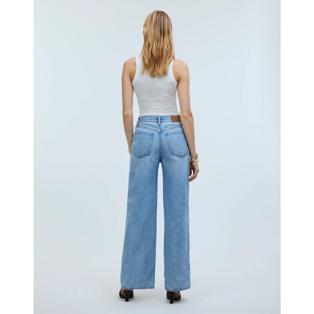 Madewell Superwide-Leg Jeans in Ahern Wash: Airy Denim Edition Low Slung | SZ 25 - Picture 3 of 13